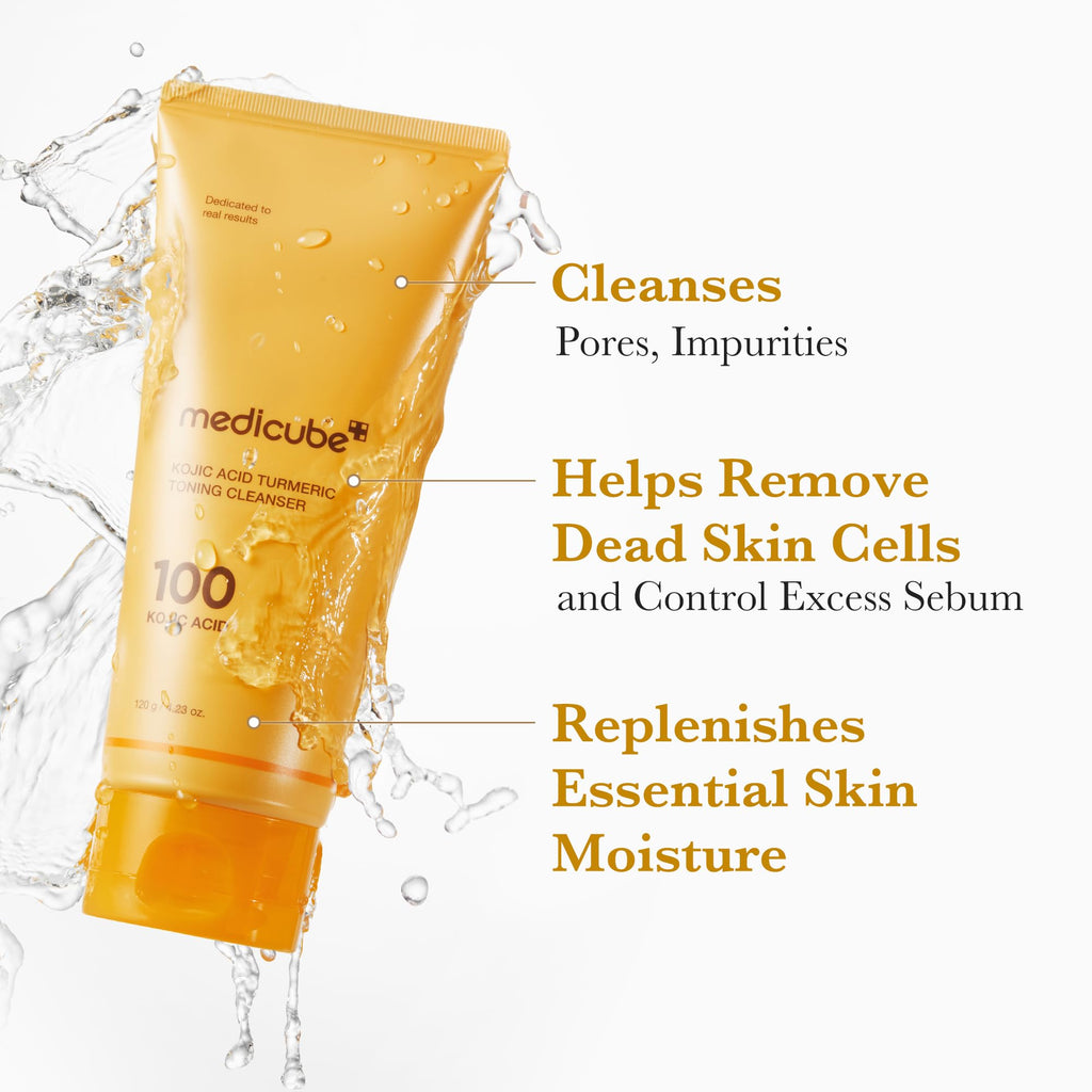 medicube Azelaic Acid Gummy Whip Cleanser | Cleansing Foam For Troubled Skin | Use After Spot Care & Excess Sebum Control | Niacinamide, Glycerin | Soothing, Pore Cleansing Face Wash | Korean Skincare