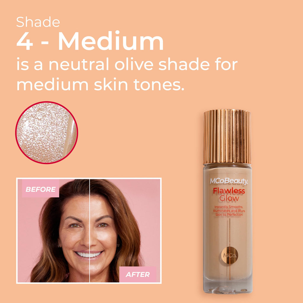 MCoBeauty Flawless Glow Luminous Skin Filter, 3.5 Light, Healthy Glow with Natural Radiance, Vegan, Cruelty Free Cosmetics