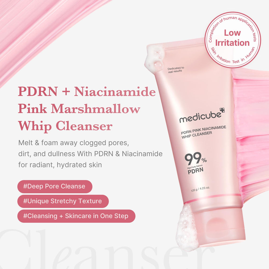 medicube Azelaic Acid Gummy Whip Cleanser | Cleansing Foam For Troubled Skin | Use After Spot Care & Excess Sebum Control | Niacinamide, Glycerin | Soothing, Pore Cleansing Face Wash | Korean Skincare