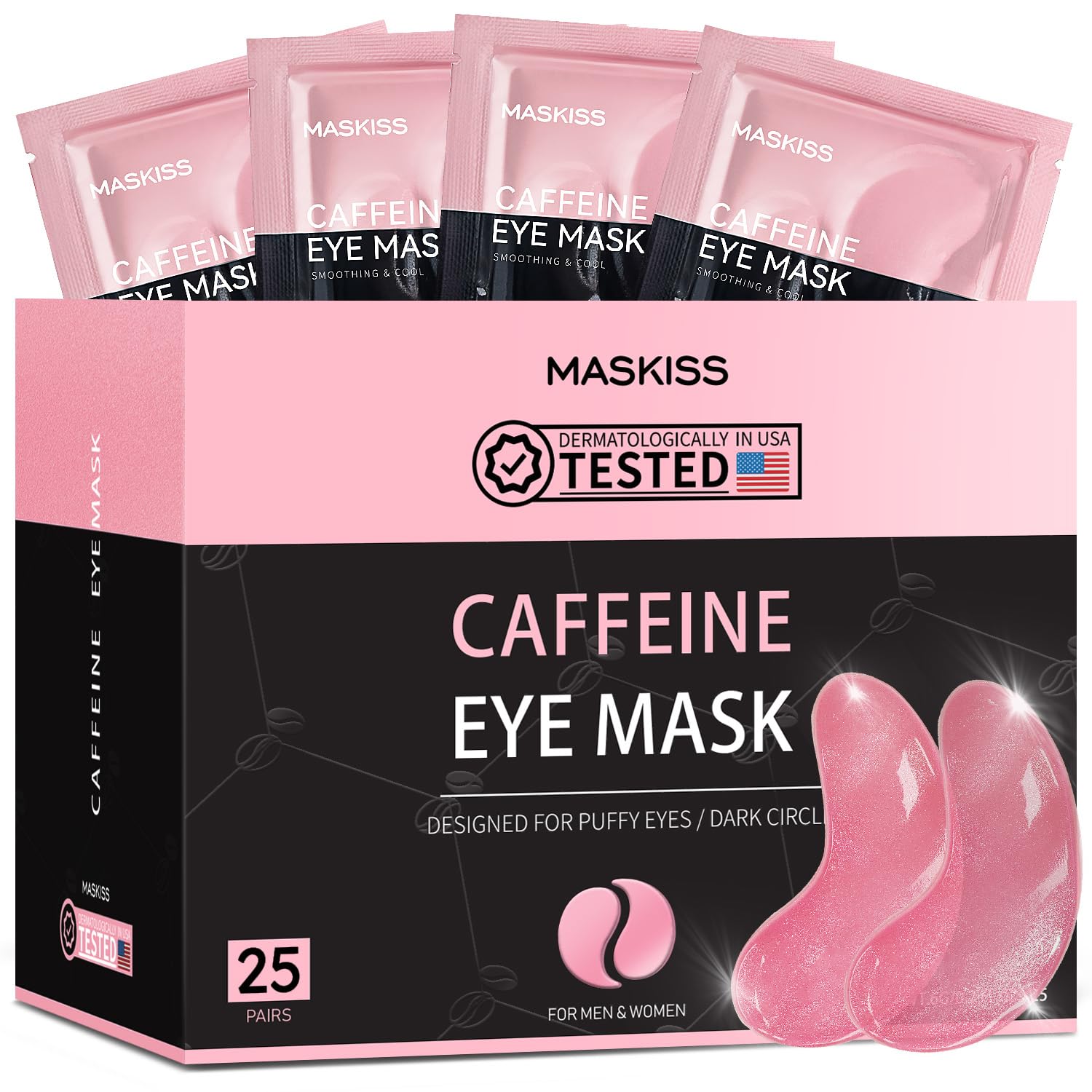 24k Gold Under Eye Patches (15 Pairs), eye mask, Collagen Skin Care Products, Eye Patches for Puffy Eyes, eye masks for dark circles and puffiness