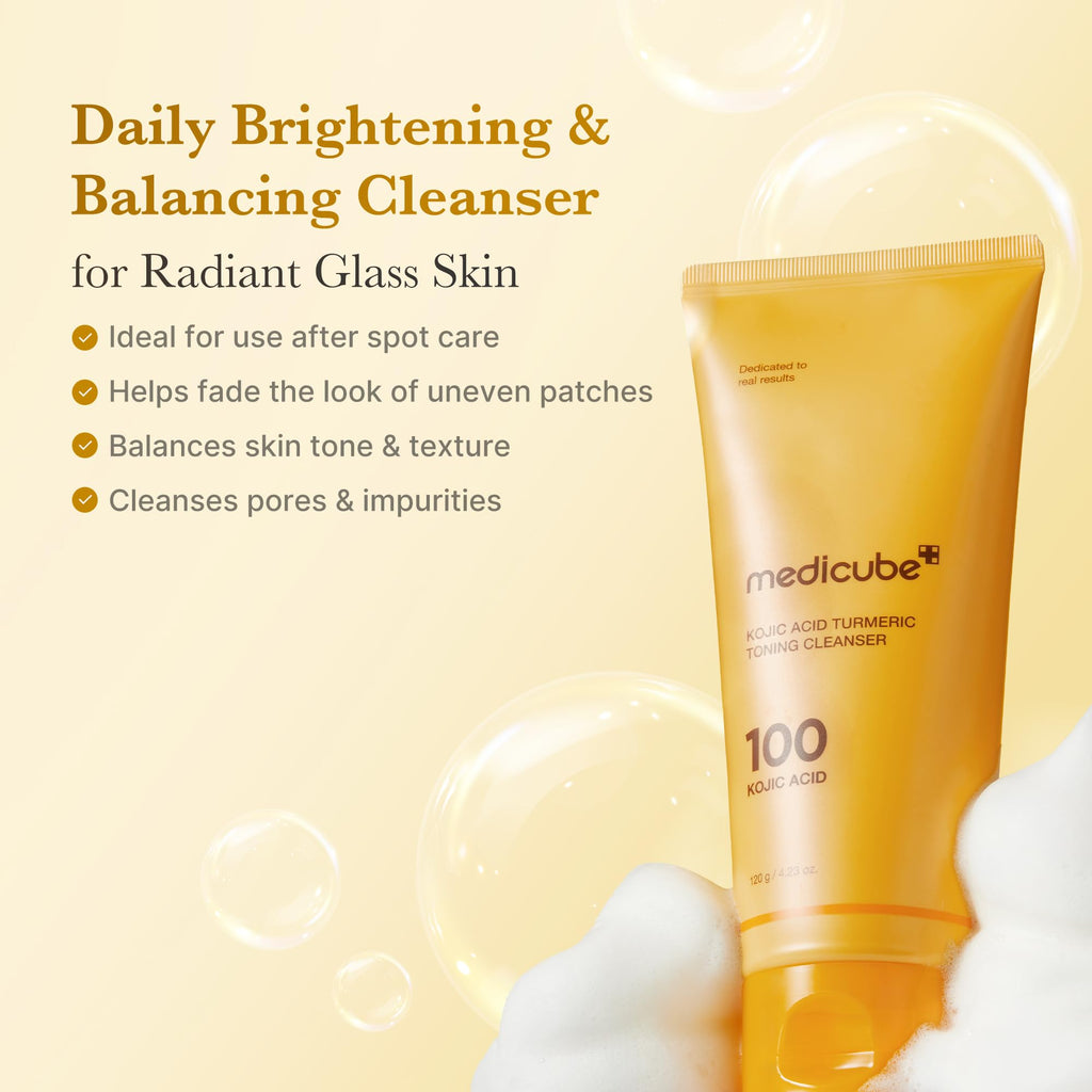 medicube Azelaic Acid Gummy Whip Cleanser | Cleansing Foam For Troubled Skin | Use After Spot Care & Excess Sebum Control | Niacinamide, Glycerin | Soothing, Pore Cleansing Face Wash | Korean Skincare