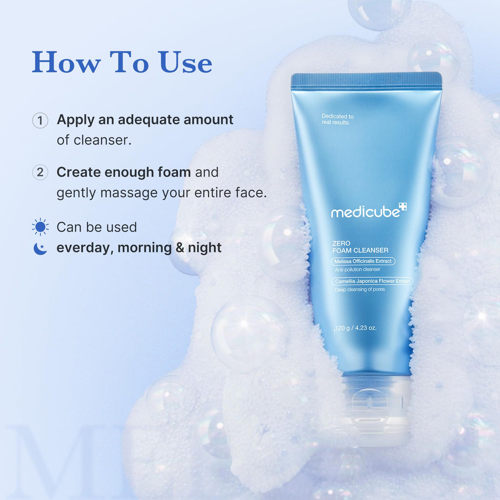 medicube Azelaic Acid Gummy Whip Cleanser | Cleansing Foam For Troubled Skin | Use After Spot Care & Excess Sebum Control | Niacinamide, Glycerin | Soothing, Pore Cleansing Face Wash | Korean Skincare