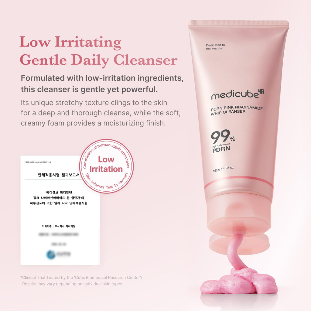 medicube Azelaic Acid Gummy Whip Cleanser | Cleansing Foam For Troubled Skin | Use After Spot Care & Excess Sebum Control | Niacinamide, Glycerin | Soothing, Pore Cleansing Face Wash | Korean Skincare