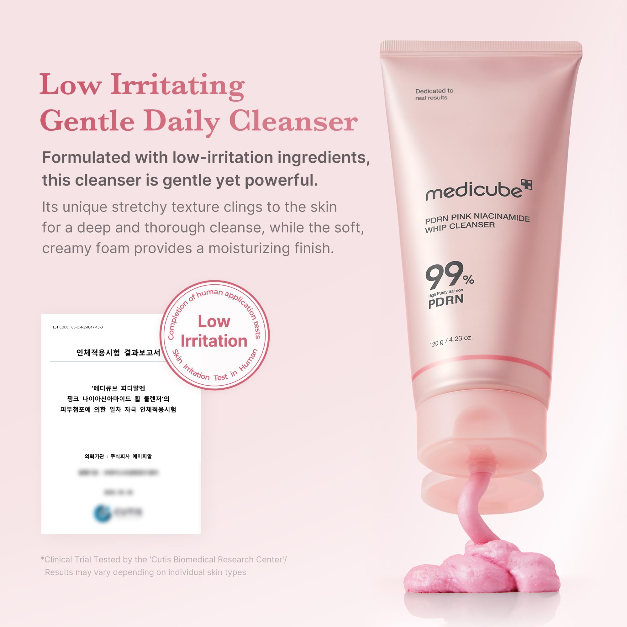medicube Azelaic Acid Gummy Whip Cleanser | Cleansing Foam For Troubled Skin | Use After Spot Care & Excess Sebum Control | Niacinamide, Glycerin | Soothing, Pore Cleansing Face Wash | Korean Skincare