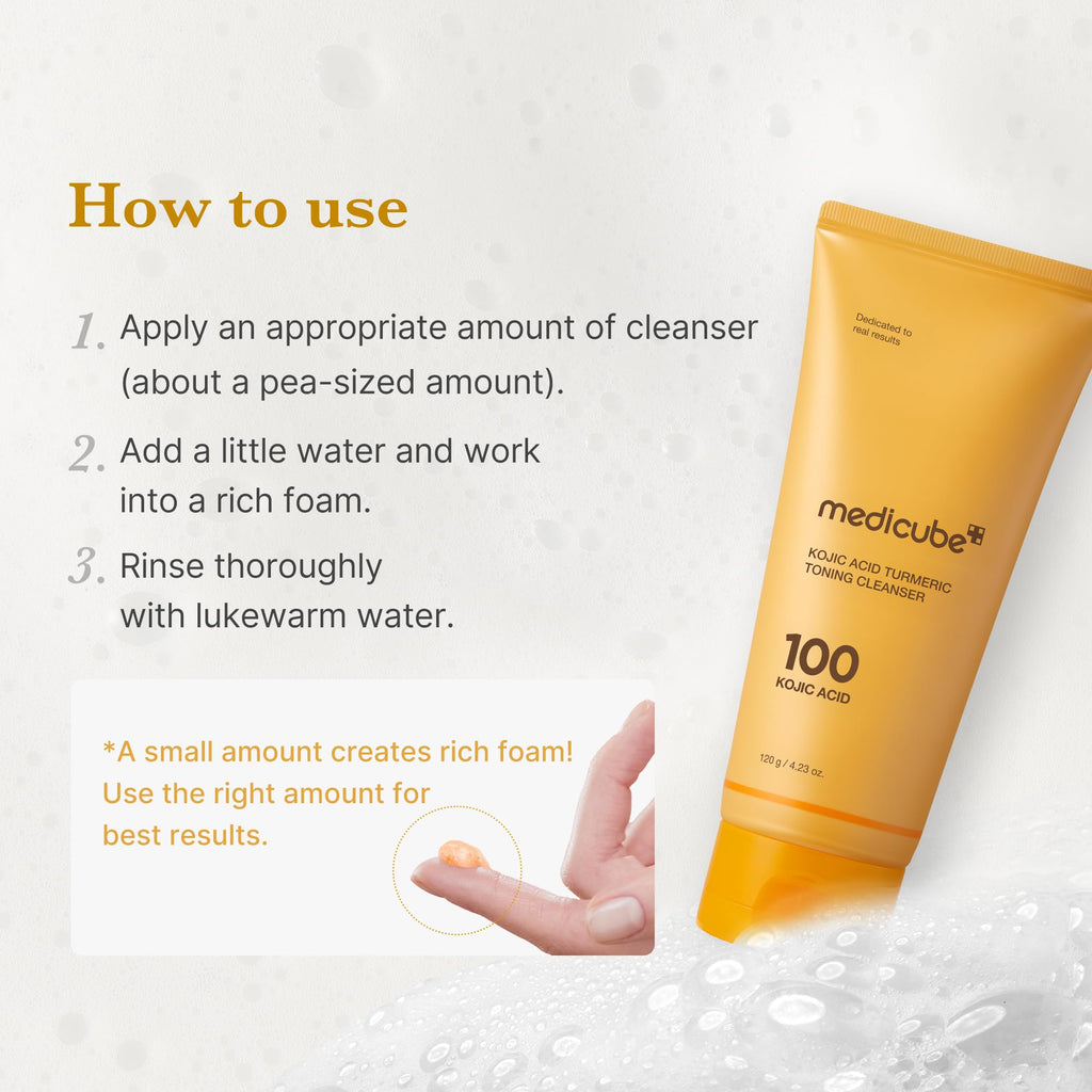 medicube Azelaic Acid Gummy Whip Cleanser | Cleansing Foam For Troubled Skin | Use After Spot Care & Excess Sebum Control | Niacinamide, Glycerin | Soothing, Pore Cleansing Face Wash | Korean Skincare