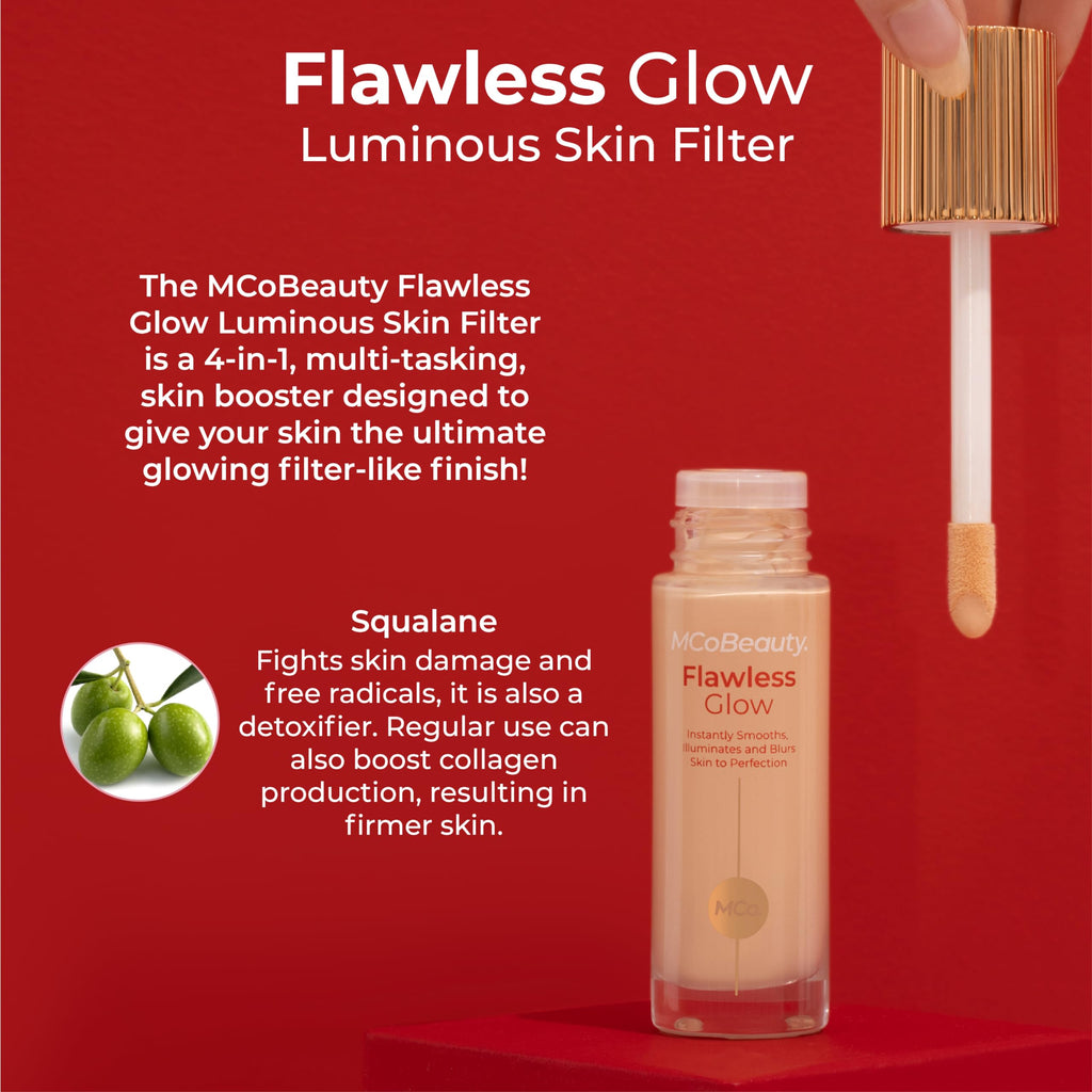 MCoBeauty Flawless Glow Luminous Skin Filter, 3.5 Light, Healthy Glow with Natural Radiance, Vegan, Cruelty Free Cosmetics