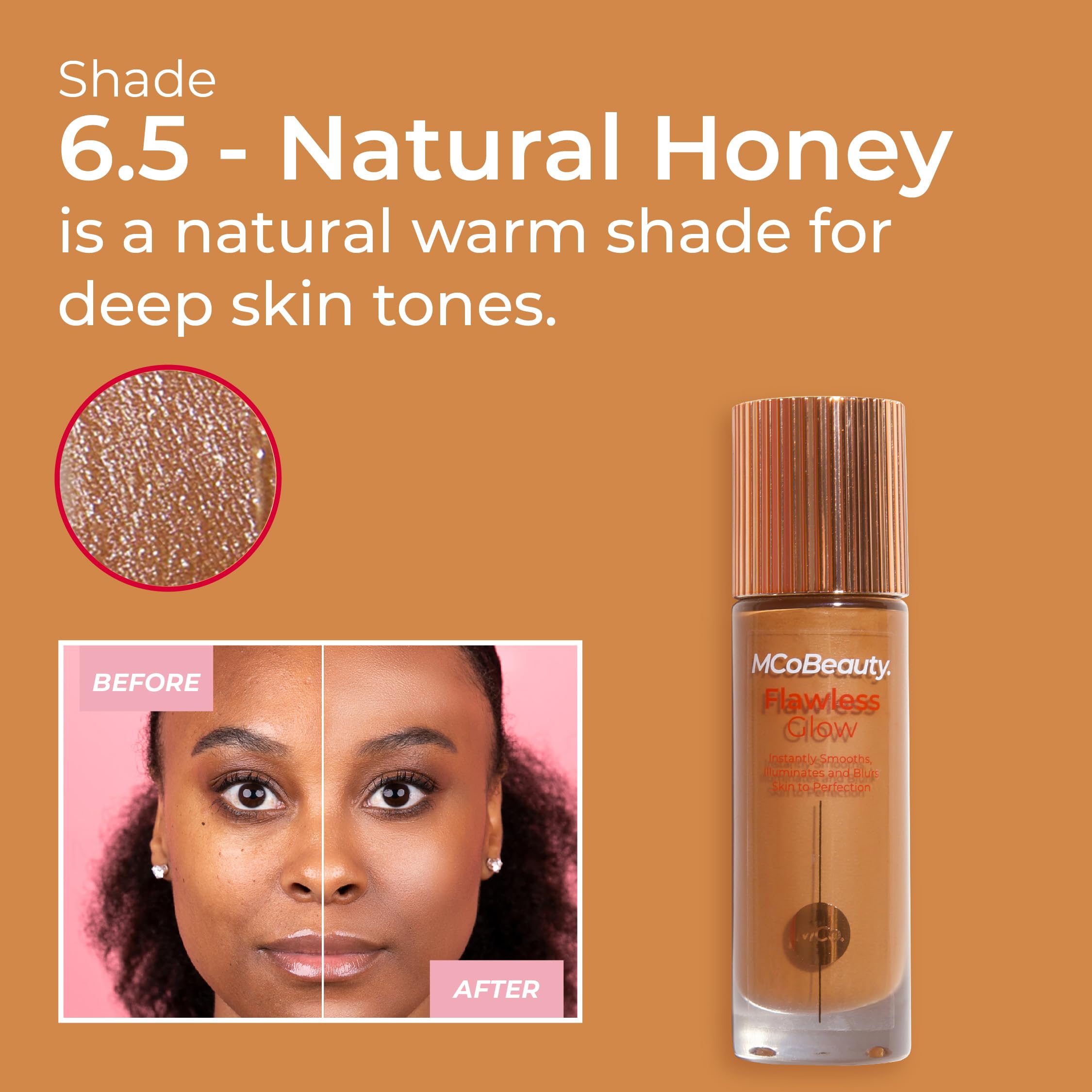 MCoBeauty Flawless Glow Luminous Skin Filter, 3.5 Light, Healthy Glow with Natural Radiance, Vegan, Cruelty Free Cosmetics